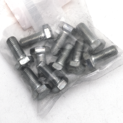 10pck hex bolt 5/16-24x3/4" UNF zinc