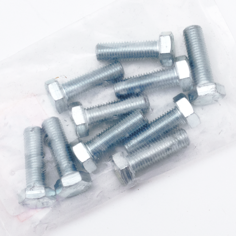 10pck hex bolt 5/16-24x1" UNF zinc (FR)