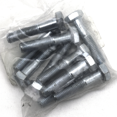 GZP 10pck hex bolt 5/16-24x1-1/2" zinc (FR)