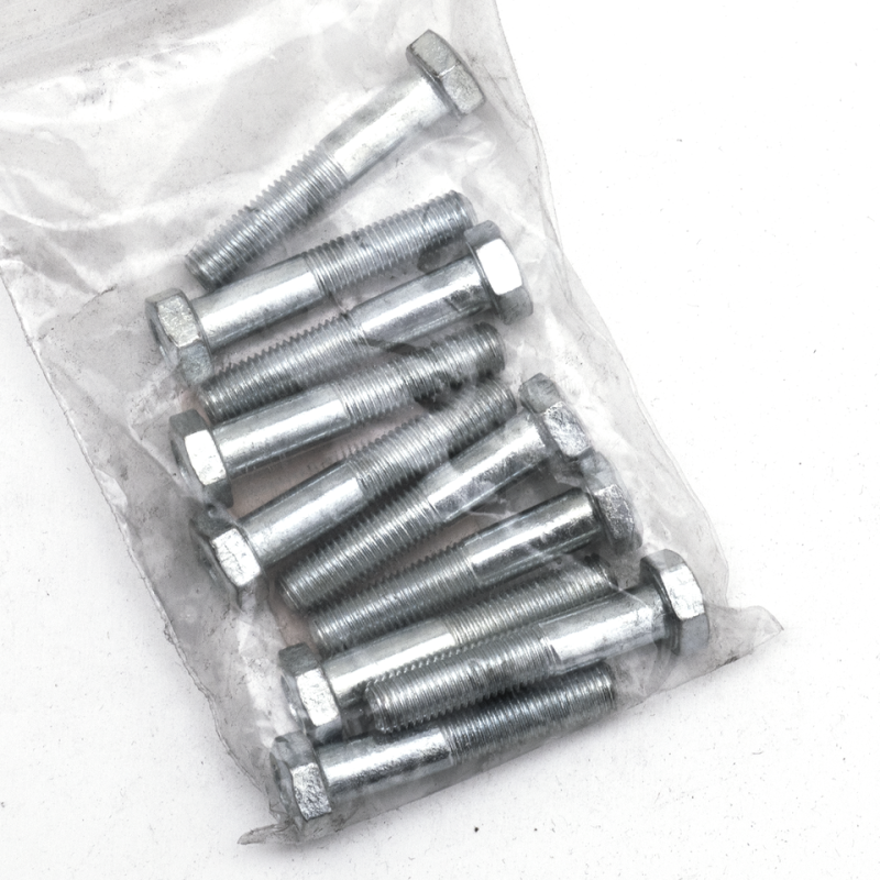 10pck hex bolt 5/16-24x1-5/8" UNF zinc (FR)