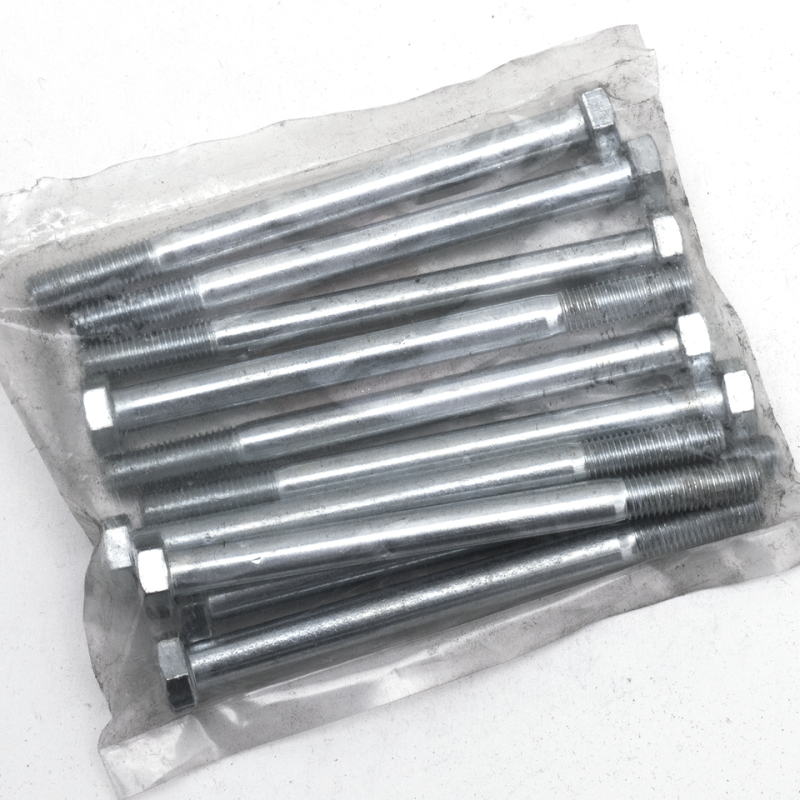 10pck hex bolt 5/16-24x4" UNF zinc (FR)