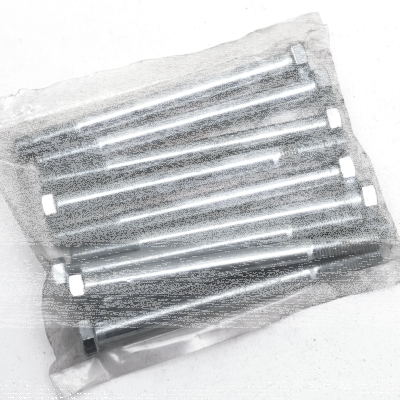 10pck hex bolt 5/16-24x4" UNF zinc (FR)