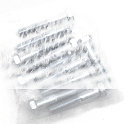 10pck hex bolt 3/8-24x2" UNF zinc (FR)