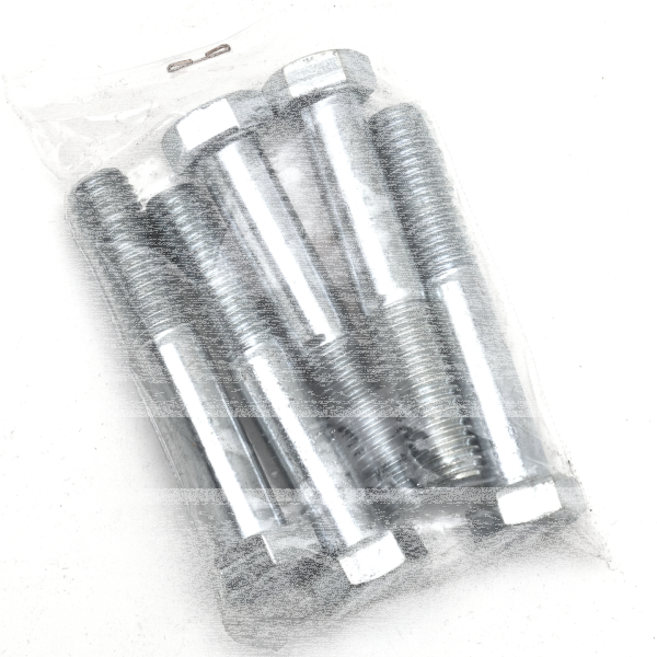 5pck hex bolt 1/2-13x3" UNC zinc (FR)