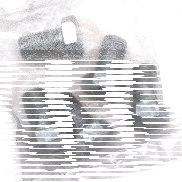 5pck hex bolt 1/2-20x0.875" UNF zinc (FR)