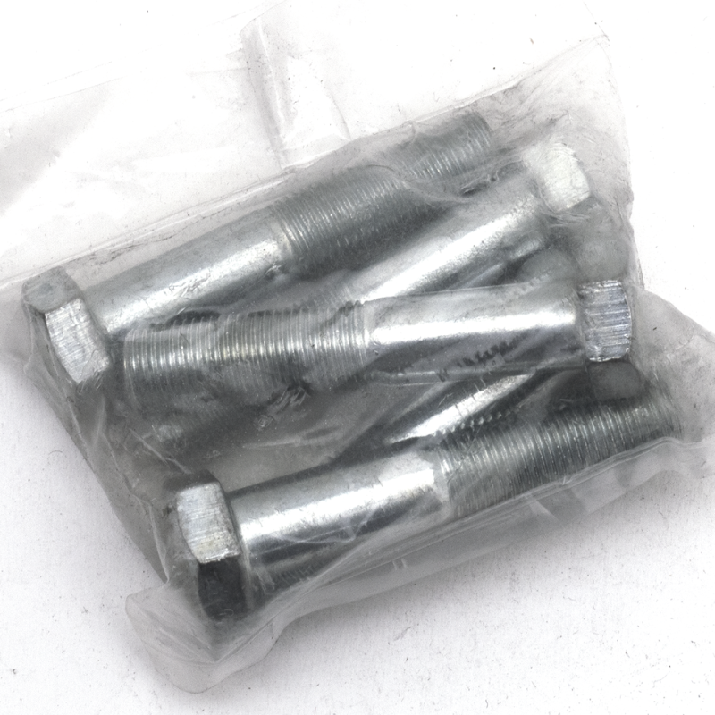 GZP 5pck hex bolt 1/2"-20x2.5" zinc (FR)