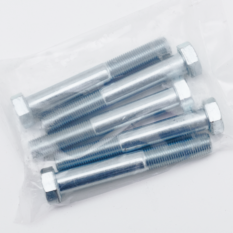 5pck hex bolt 1/2"-20x3.5" UNF zinc (FR)