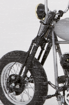 Springer forks inline BT black L=22.75" (FR)