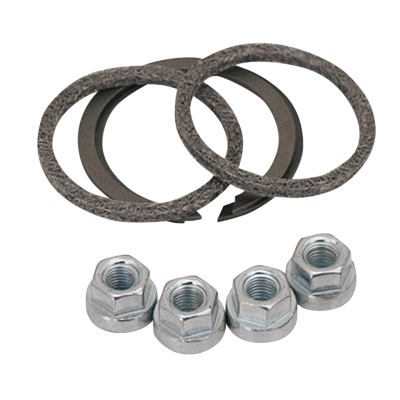 Exhaust mount kit w/knited SS wire gskts (FR)