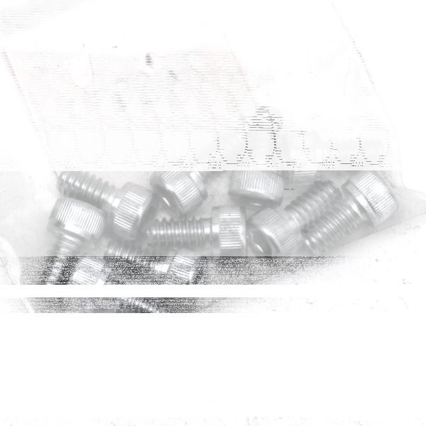 10pck allen bolt No. 10-24x3/8" UNC zinc (FR)