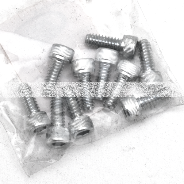 10pck allen bolt No. 10-24x1/2" UNC zinc (FR)