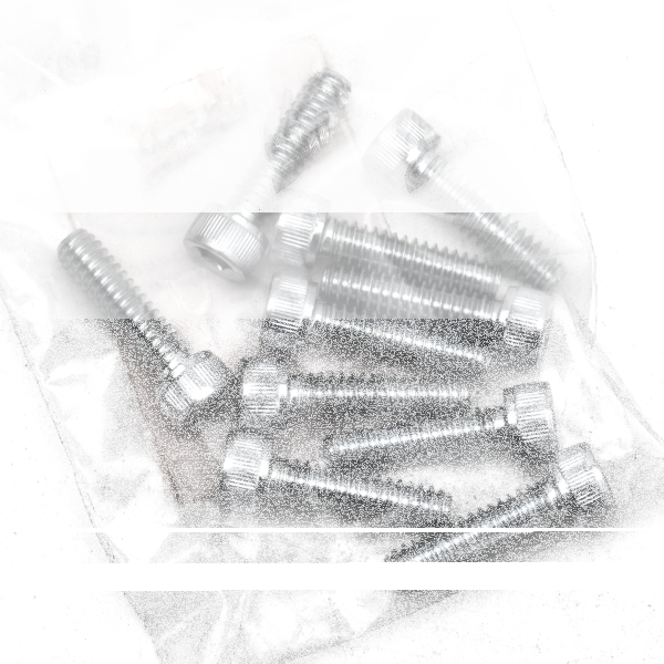 10pck allen bolt No. 10-24x3/4" UNC zinc (FR)