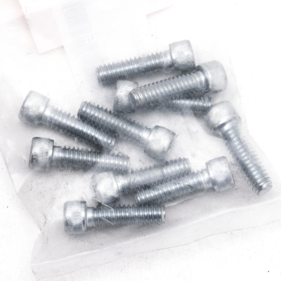10pck allen bolt 1/4-20x7/8" UNC zinc (FR)