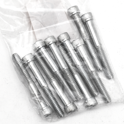 10pck allen bolt 1/4-20x2" UNC zinc (FR)