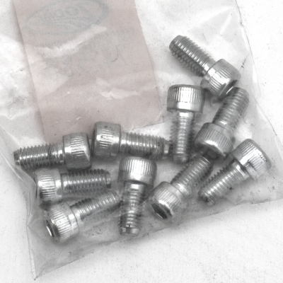 10pck allen bolt 1/4-28x1/2" UNF zinc (FR)