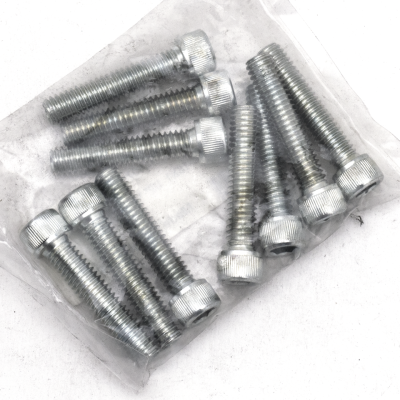 GZP 10pck allen bolt 5/16-18x1-1/2" zinc (FR)