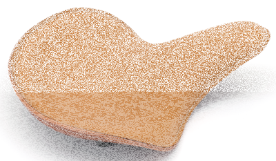 SADDLE, solo, as 720094, but lighter tan (FR)