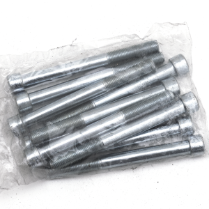 10pck allen bolt 3/8-24x3-3/4" UNF zinc (FR)