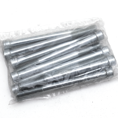 10pck allen bolt 3/8-24x4-3/4" UNF zinc (FR)