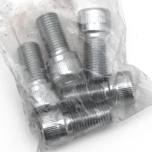 5pck allen bolt 7/16-20x7/8" UNF zinc