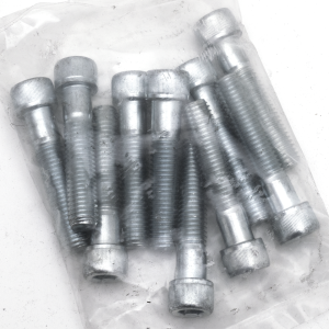 5pck allen bolt 1/2-13x2-1/2" UNC zinc