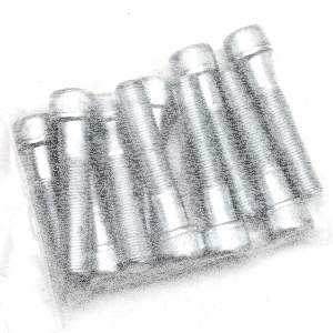 5pck allen bolt 1/2-20x2-1/2" UNF zinc (FR)
