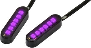Cyron Convex 6 LED Black Purple pair (FR)