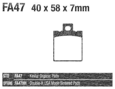 EBC Brake pads Billet 4 (2pack) (FR)