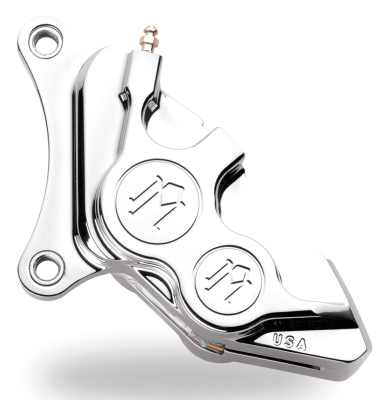 PM 137x4B Left Caliper chrome 11.5" 84- (FR)