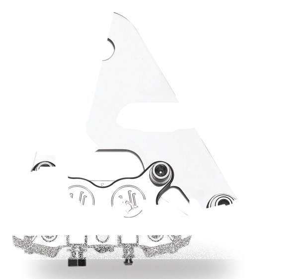 PM 125x4R RR rigid f/11.5" disc Chrome (FR)