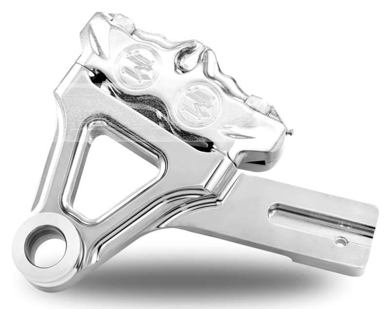 PM 4 Piston rear brake FXD08-up Chrome (FR)