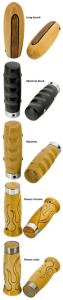 Long board style wood grips (FR)