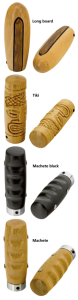 Long board style wood grips (FR)