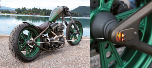 Kmann Atto RB Chr tail/brake clear Hor. (FR)