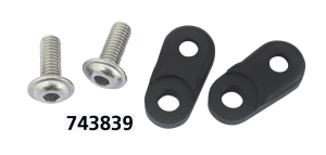 Atto universal C mounting plates black (FR)