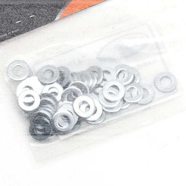 GZP 50pck washer 1/4" zinc (FR)