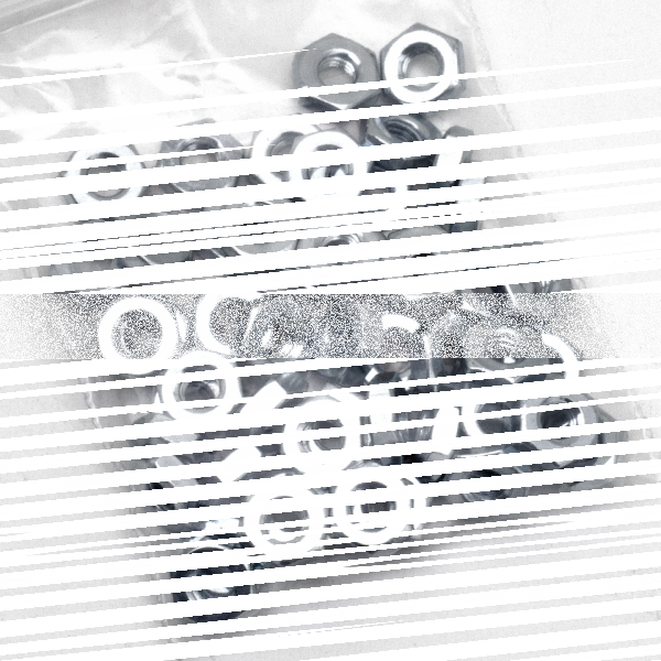 50pck nut #10-32 UNC zinc (FR)