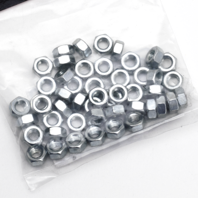 GZP 50pck nut 1/4-28 UNF zinc (FR)