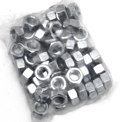 GZP 50pck nut 7/16-20 UNF zinc