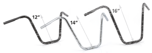 Burly narrow 16" apehanger chrome (FR)