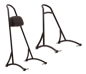 Burly low black sissybar XL04-up (FR)