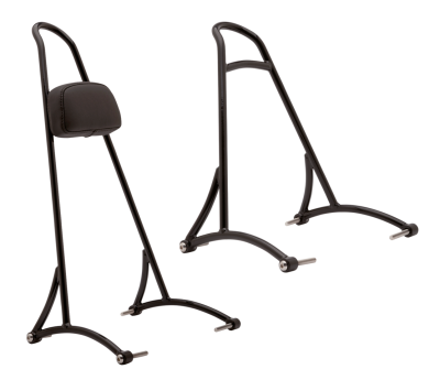 Burly low black sissybar XL04-up (FR)
