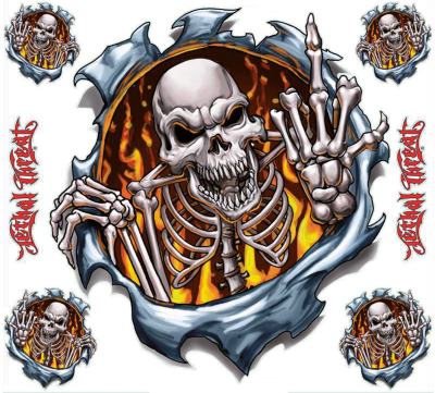 Fire Finger decal (FR)