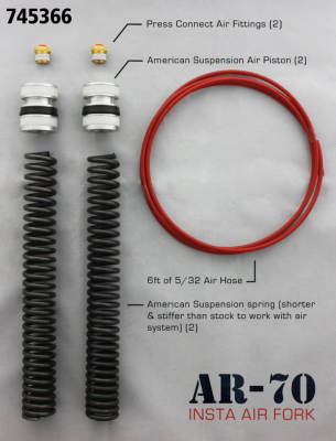 A.S. air piston kit 41mm fork w/A.S.tree (FR)
