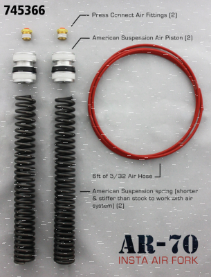 A.S. air piston kit 41mm fork w/A.S.tree (FR)