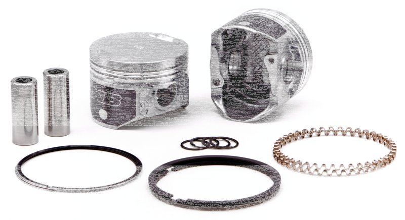 KB hypereutectic XL883 piston kit Std (FR)