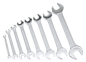 Double open wrench set inch sizes 8Pc (FR)
