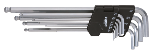 Ball end hex key set xtra long 10Pc inch (FR)
