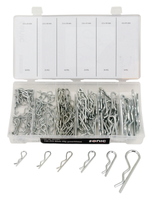 150pcs assorted hairpin cotter pins
