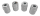 Valve cover set 8 1941up WL/Servicar WhP (FR)